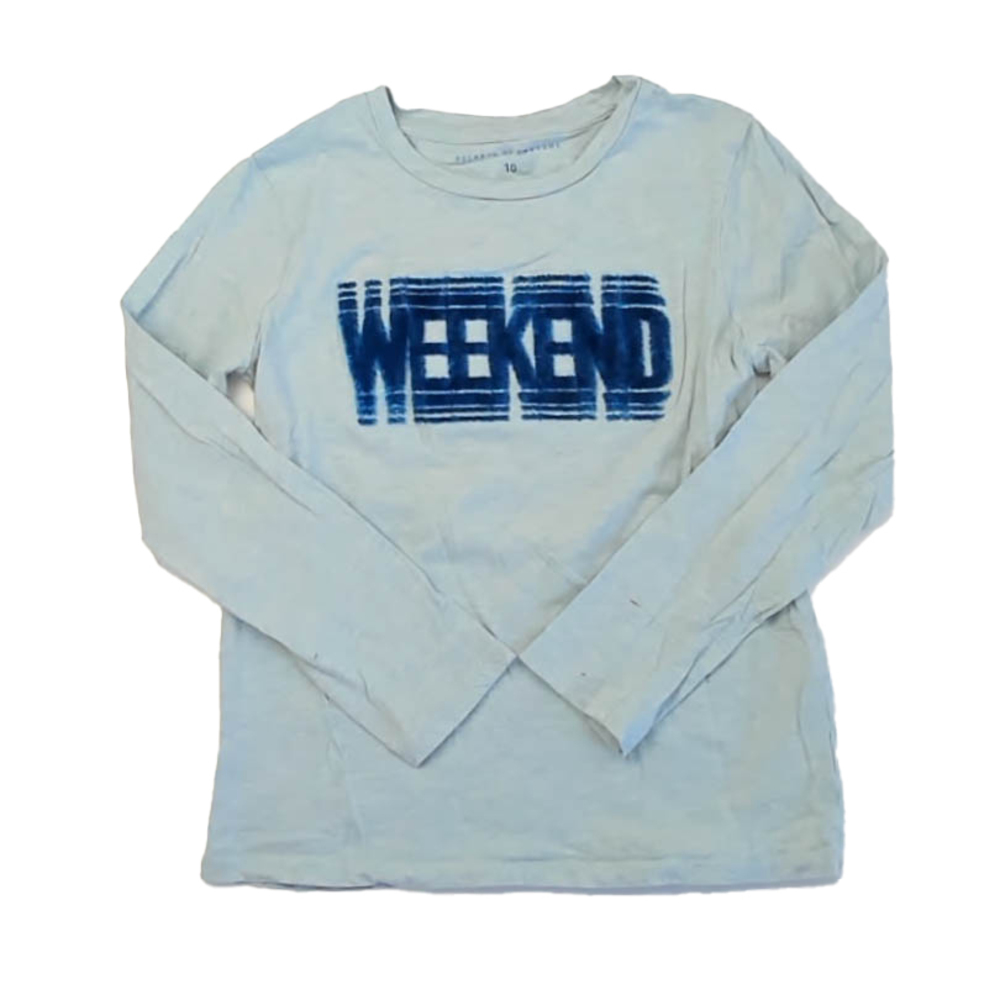 Rockets Of Awesome Girls Light Blue Long Sleeve T-Shirt size: 10 Years
